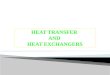 Heat transfer & heat exchangers