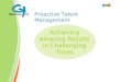 Proactive Talent Management Achieving Amazing Results in 