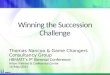 Winning the Succession Challenge