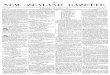 New Zealand Gazette 21 August 1839