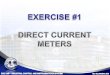 Lab Exercise DC Meters