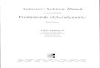 Fundamentals of Aerodynamics Solutions Manual