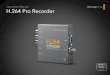 H.264 Pro Recorder Manual Apr 2012