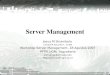 Server Management Pemkot Jogja PPTIK