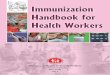 Routine Immunization Immunization Handbook for Health Workers English 2011