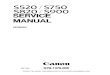 Canon S900, S820, S750, S520 Service Manual