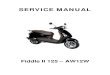 Sym Fiddle125 Service Manual