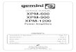 6701162 Gemini Amplifier XPM600 900 1200 Service Manual[1]