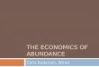 The Economics of Abundance, Wired Chris Anderson