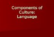 Culture Language