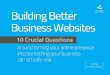 10 Crucial Questions Answered: Better Business Websites [slides]