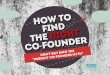 How To Find The (Right) Co-Founder