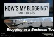 KMP - Social Media Marketing Seminar   Blogging For Business