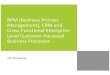 BPM (Business Process Management), CRM and Cross-Functional Enterprise-Level Customer-Focussed Business Processes