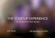 The Startup Experience