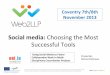 Social media: Choosing the Most Successful Tools