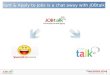 JOBtalk - Hunt & Apply to jobs while chatting!