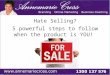 Hate Selling? 5 powerful steps to follow when the product you\'re selling is YOU!
