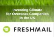 Investing Climate for Overseas Companies in the UK