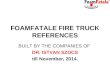 FoamFatale fire truck references  by Dr. Istvan Szocs