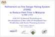 Refinement on Fire Danger Rating System (FDRS) to Reduce Peat Fires in Malaysia