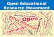 Session 4 -- open educational resource movement