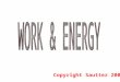 Work & Energy