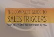 Sales triggers