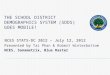 The School District Demographics System (SDDS) Goes Mobile! - Blue Raster NCES StatsDC 2012 Presentation