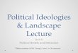 Political ideologies & landscape lecture