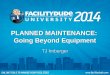 Planned Maintenance: Going Beyond Equipment
