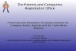 Zambian Patents and Companies Registration Office (PACRO) Presentation CRF 2009
