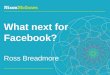 What next for Facebook