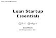 Lean Startup Essentials - SeedHack Edition