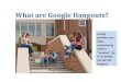 Ideas for Using Google Hangouts in the Community College