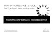 Why Intranets get Stuck and How to get Them Moving Again