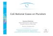 CoE National Cases on Pluralism