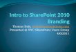 Getting Started with SharePoint Branding