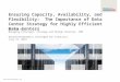 Ensuring Capacity, Availability and Flexibility: The Importance of Data Center Strategy for Highly Efficient Data Centers