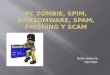 Presentacion PC Zombie, Smpim, Ramsomware, Spam, Phishing y Scam