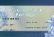 Working of stock exchange