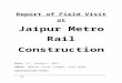 Jaipur Metro Rail Construction