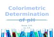 Colorimetric Determination of pH FINAL