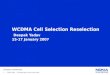 Day 2 4. Cell Selection Reselection and Signalling