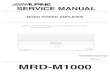 ALPINE MRD-M1000 Car Audio Amplifier Sm