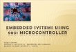 Embedded Systems Using 8051 Microcontroller