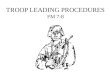 Intro to Troop Leading Procedures