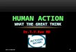 Human action