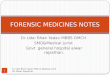 Notes on forensic medicines
