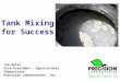 Crop Management - Jim Reiss, Precision Lab - Tank Mixing for Success
